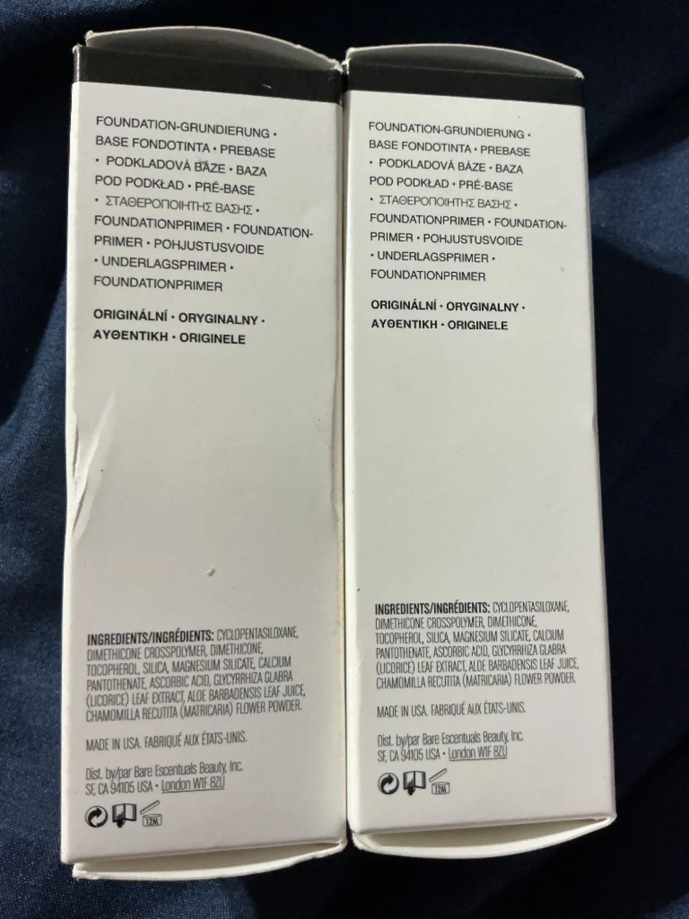 bareMinerals Prime Time Original Foundation Primer x 2 NEW DISCONTINUED